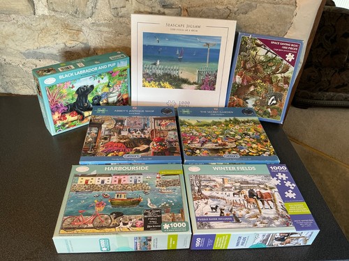 Bundle lot 1000 piece jigsaws - 1000,