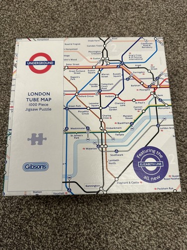 Gibsons london tube map - gibsons, map'