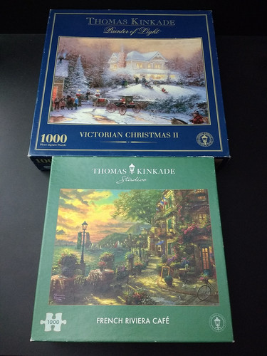 Thomas kinkade gibsons - 2x, 1000