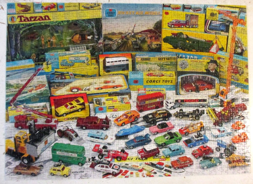 Gibsons jigsaw corgi toys - gibsons,