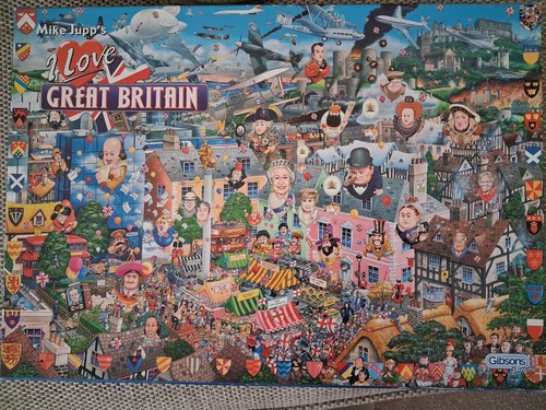 1000 piece jigsaw puzzles - , used