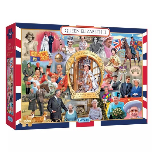 Gibsons jigsaw 1000pc queen - jigsaw,