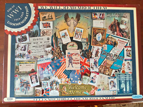 Gibsons 1000 piece - gibsons, cardboard