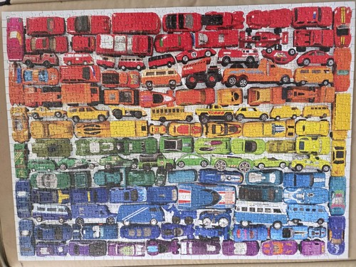 Galison toy cars 1000 piece - galison,