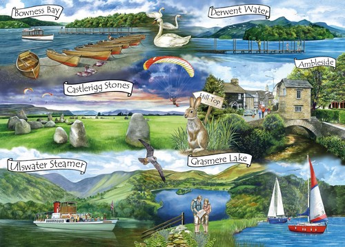 Lake district 1000 piece - district,