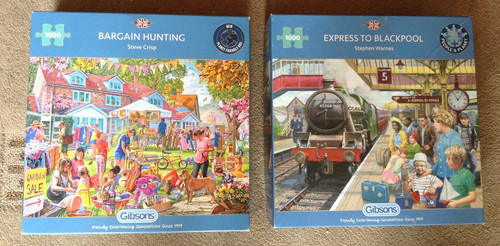Gibsons 1000 piece jigsaws 2 - jigsaws, x