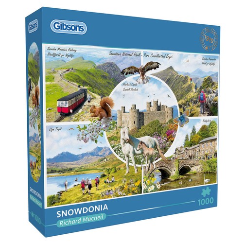 Gibsons snowdonia 1000 piece - 1000,