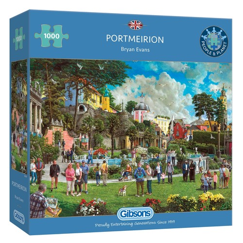 Gibsons portmeirion 1000 piece - gibsons,