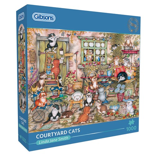 Gibsons courtyard cats 1000 - cats,