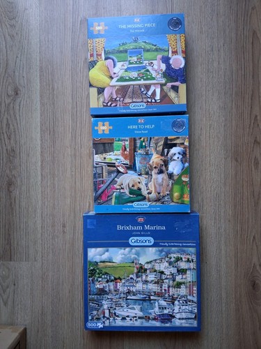 Gibsons 500 piece jigsaw - piece,
