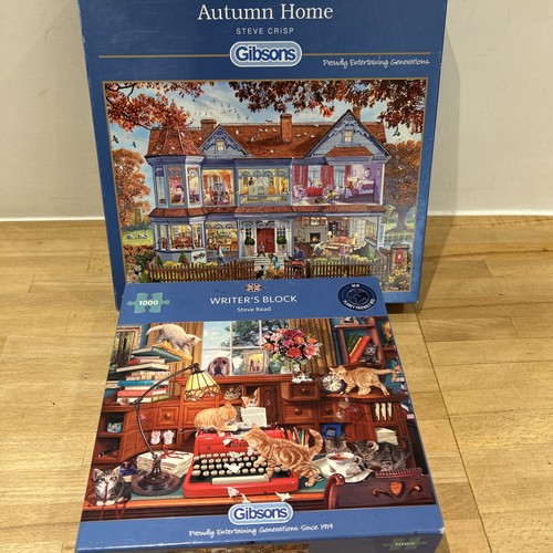 1000 piece gibson jigsaws - x,