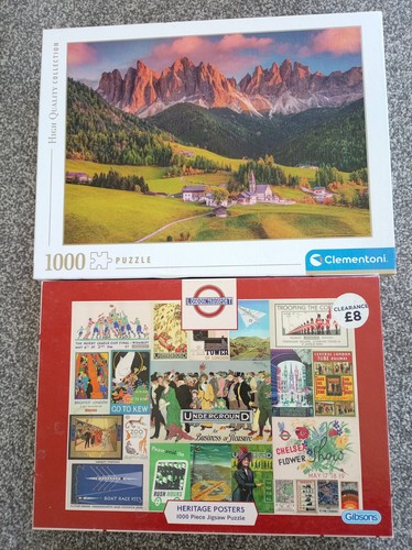2x1000 jigsaw puzzles bundle - 2x1000,