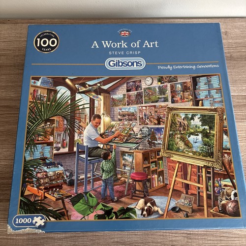 Gibsons work art jigsaw - a,